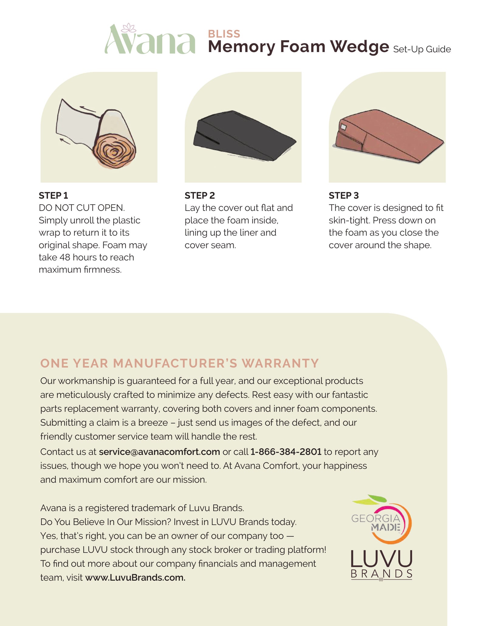 Bliss Bed Wedge