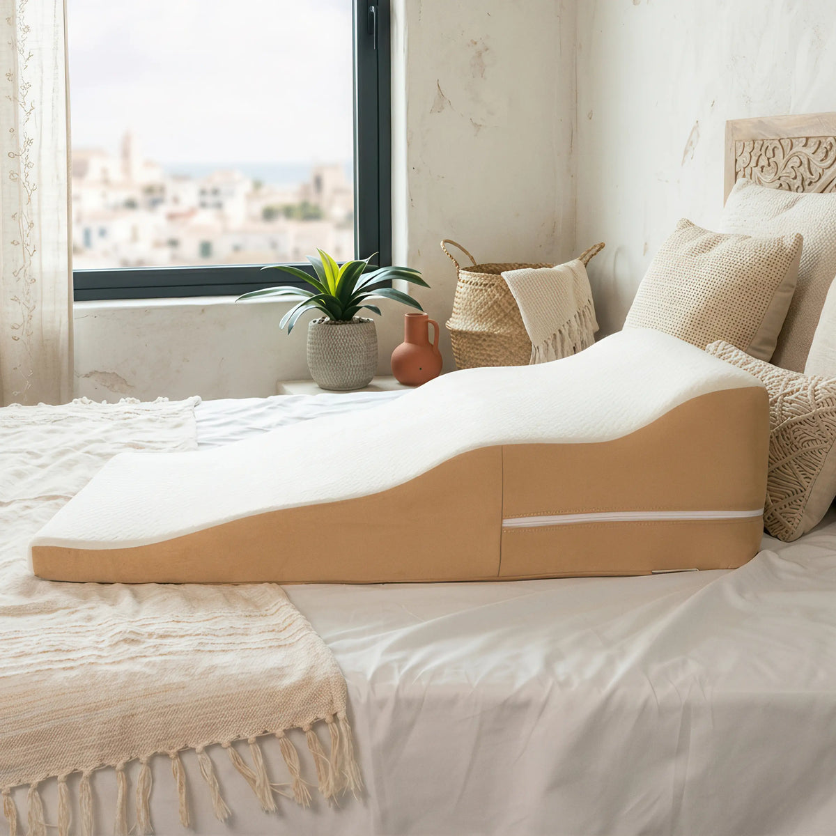 Crest Side-Sleeper Wedge Pillow | Acid Reflux & GERD Relief