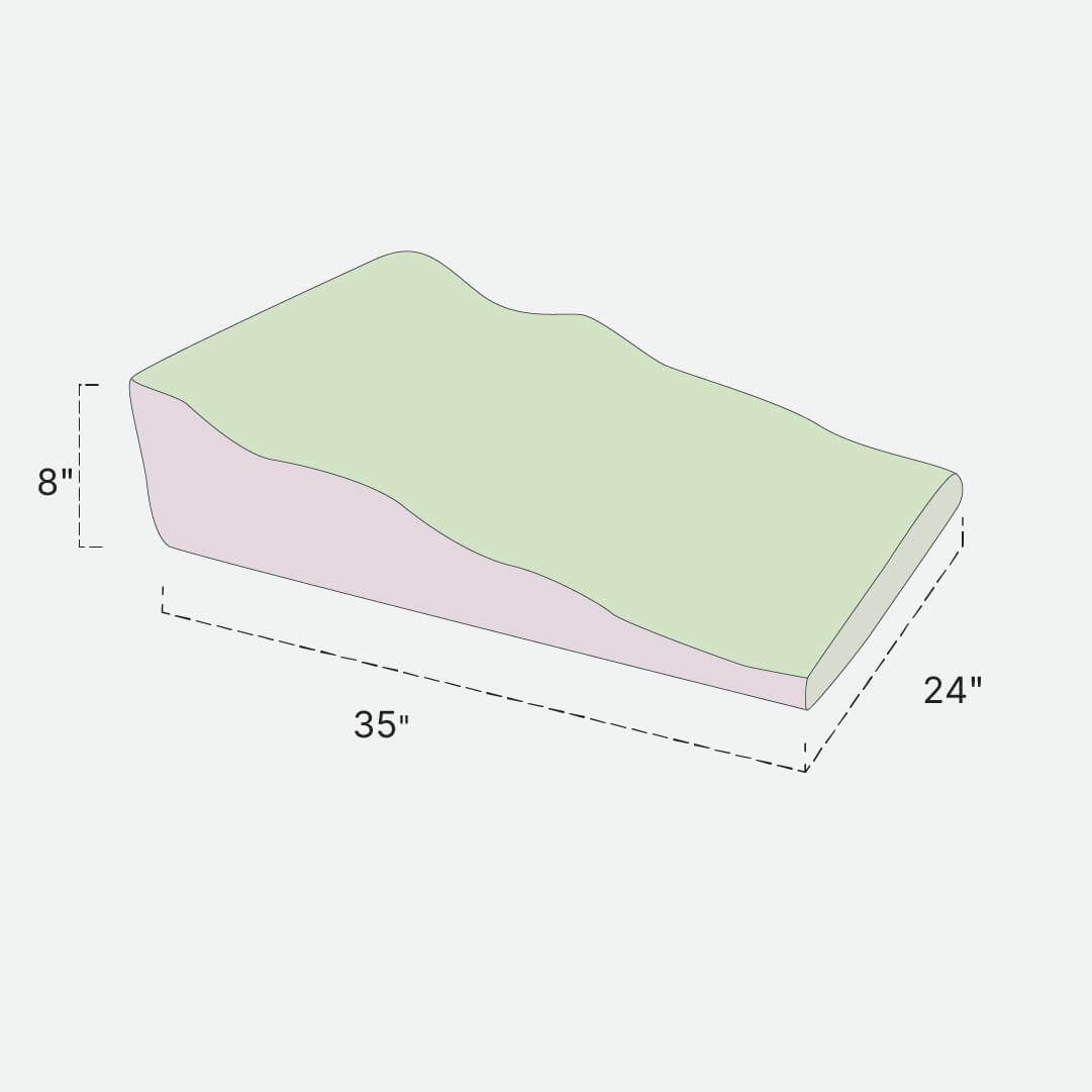 Crest Side-Sleeper Wedge Pillow
