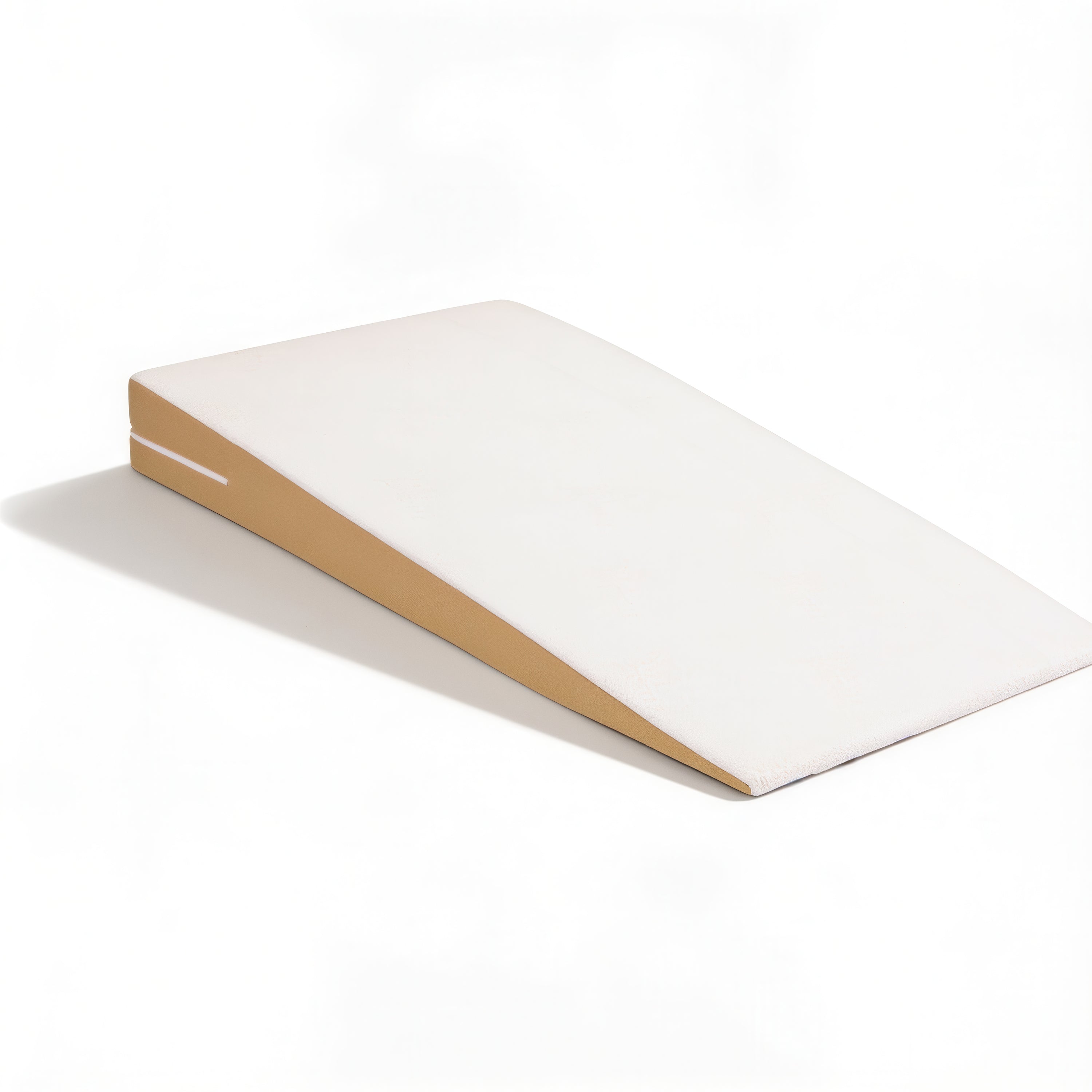 King inclined mattress topper on a white background