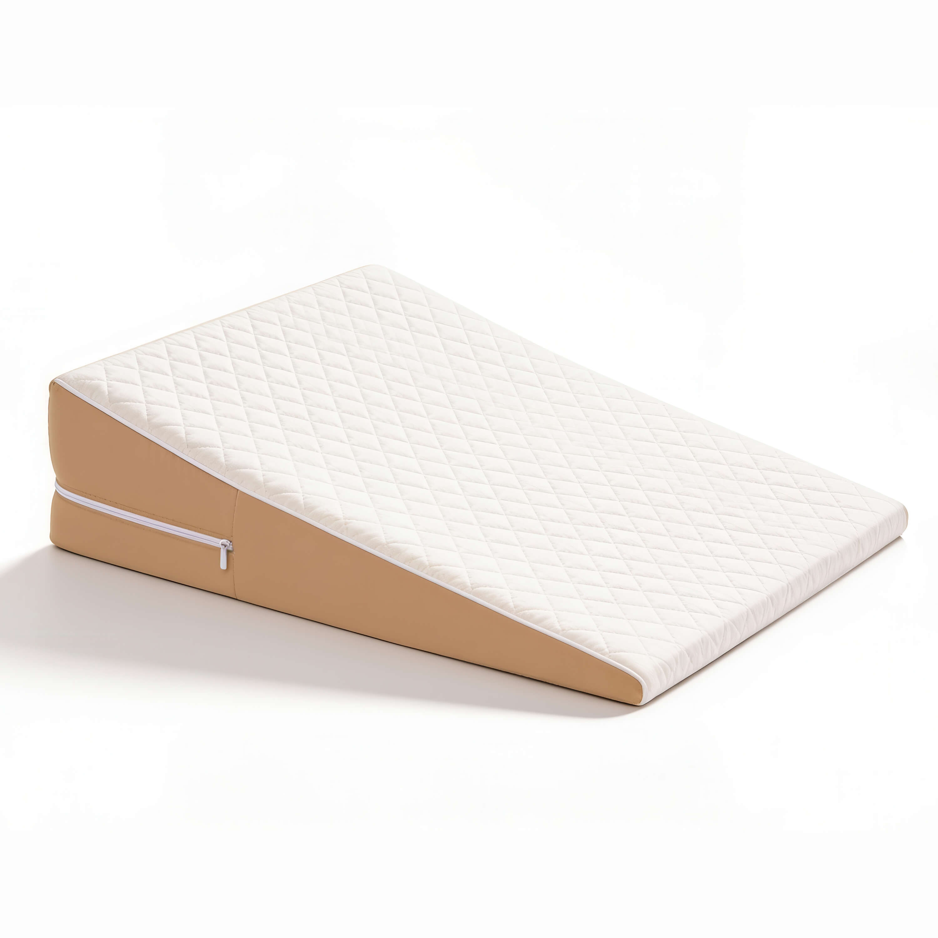 King-size foam wedge pillow on a white background