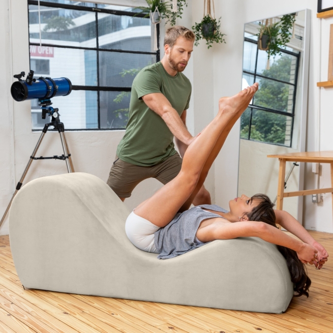 STRETCH Yoga Chaise Sleek Supportive Positioning