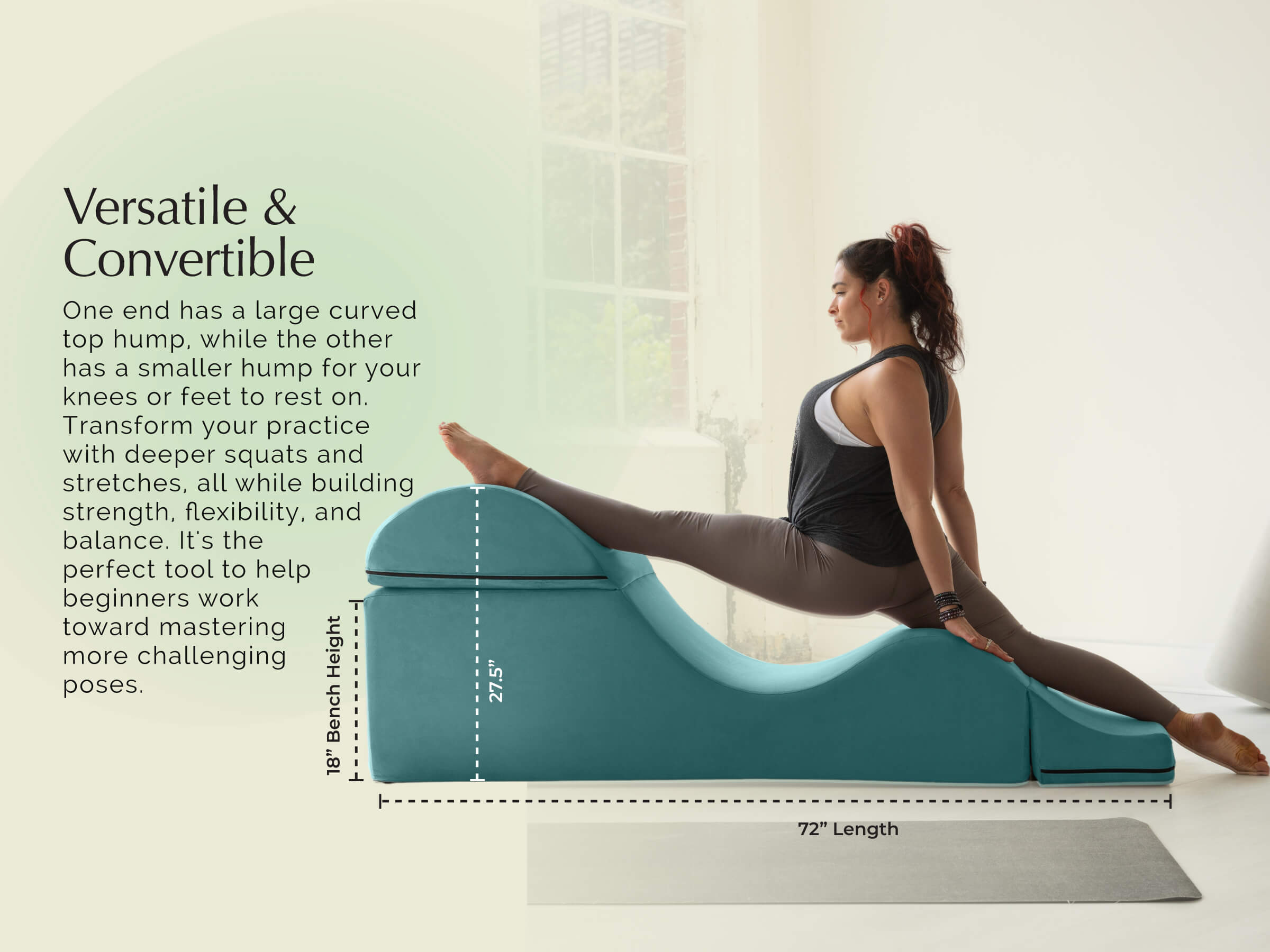 Kami Convertible Yoga Chaise 5