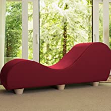 Yoga Chaise Lounger in a living room